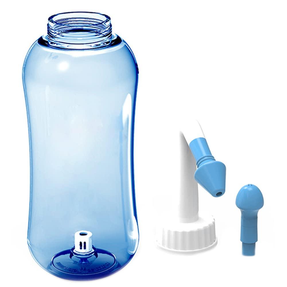 BowieMall BowieMall Neti Pot 500 ML Sinus Rinse Bottle Nose Wash Cleaner Pressure Rinse Nasal Irrigation for Adult & Kid BPA Free