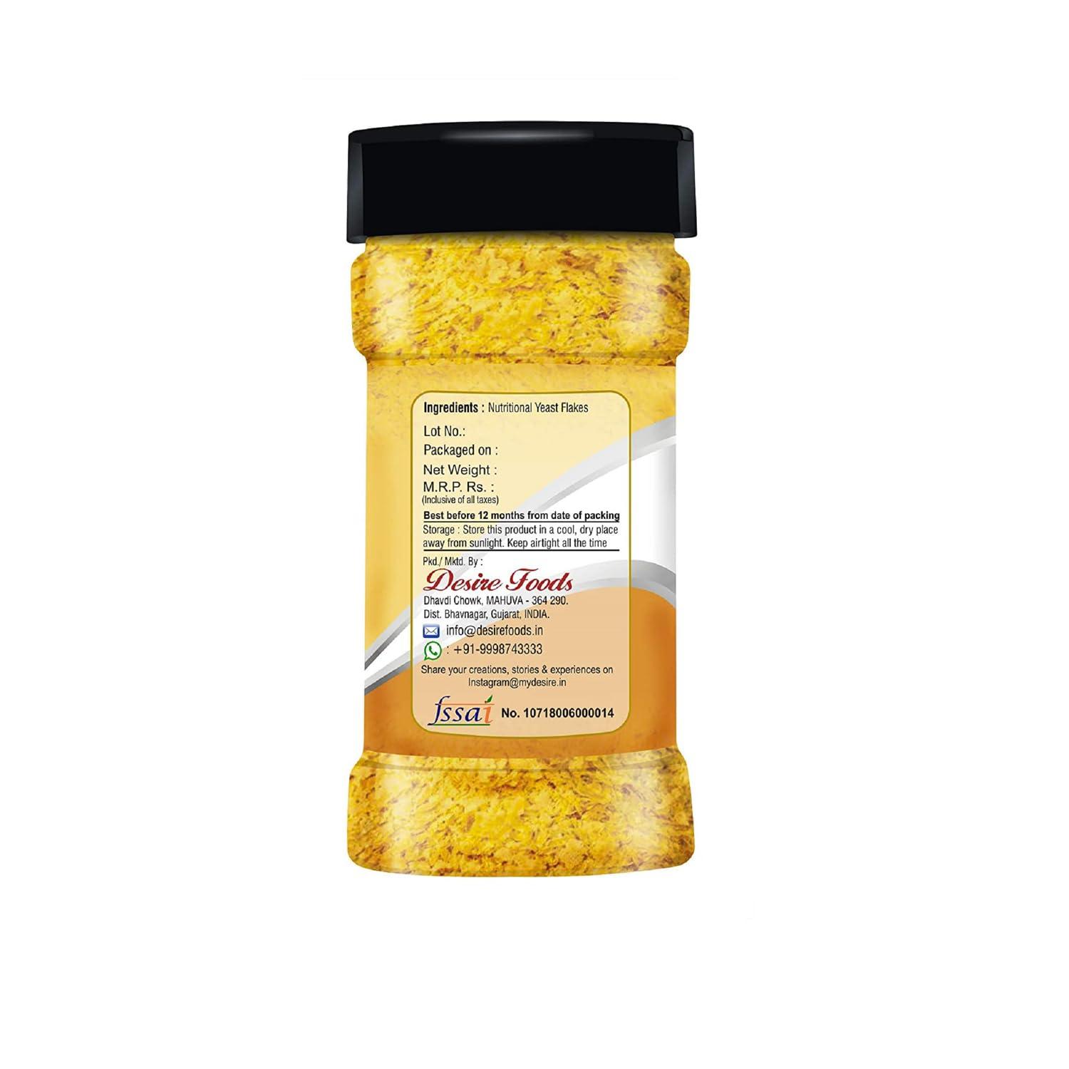 Desire Desire Nutritional Yeast Flakes (Gluten-Free Nutty Flavour) 50 Grams