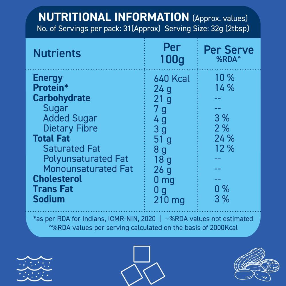 Alpino ALPINO Classic Peanut Butter Crunch 200 G - Roasted Peanuts, Brown Sugar & Sea Salt - 24g Protein, Gluten Free Plant Based Peanut Butter Crunchy