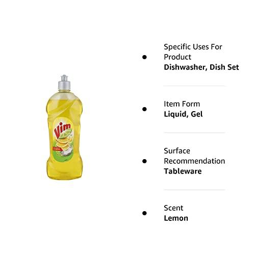 Vim Vim Drop Dishwash Liquid - Yellow, 750ml