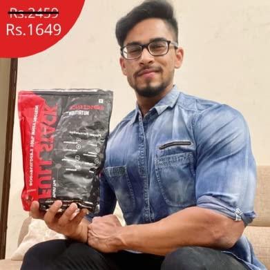 Redscience Nutrition Redscience Nutrition FULL STACK 100% On Whey Protein (With Creatine, Citrulline, Beta-Alanine, Ashwagandha, BCAA, Glutamine & Multivitamins) (Choco Hazelnut)