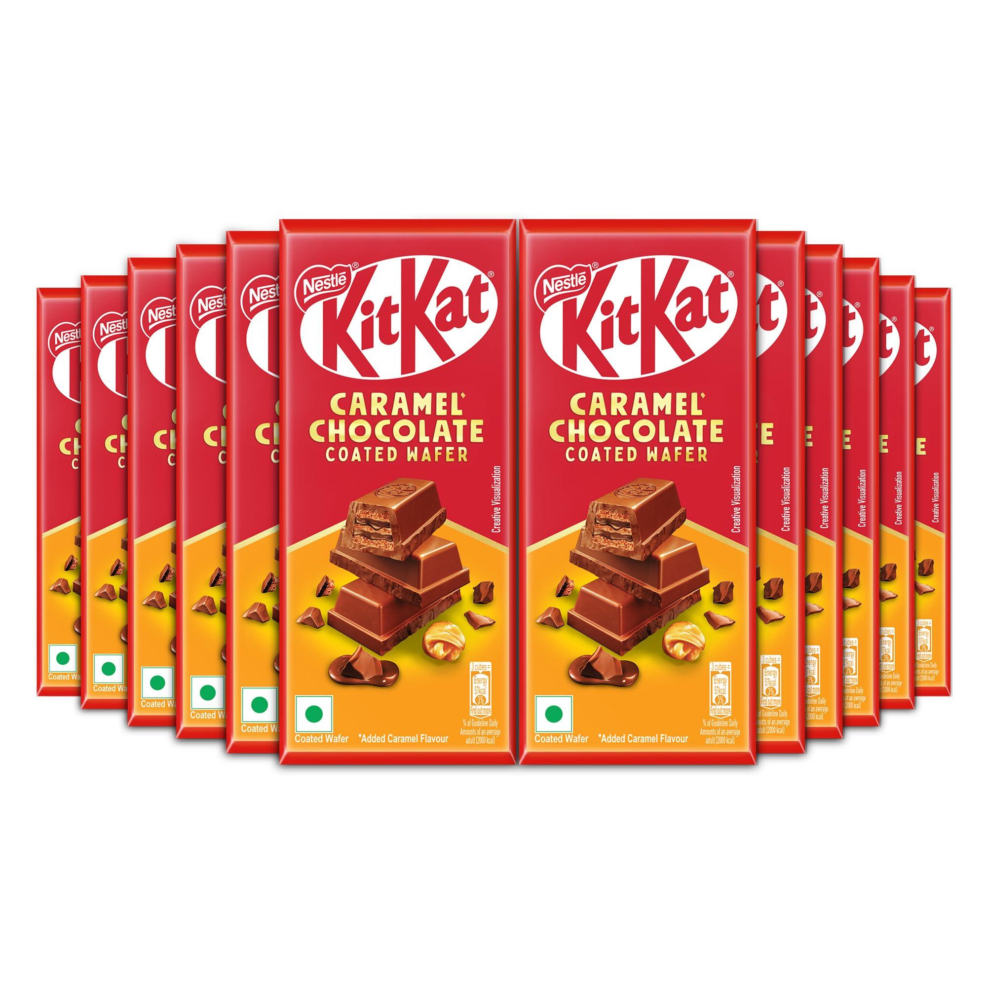 DESSERT DELIGHT (device) KIT KAT Caramel Chocolate Coated Wafer Bar, 50G X 12 Units, 600 Gram, Box