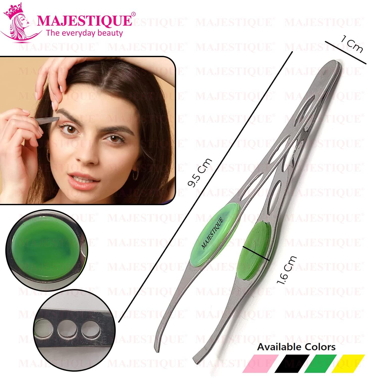 MAJESTIQUE Majestiqeu Eyebrow Pluker Tweezers for Women and Men | Twiser Eyebrows | Twizzer Tools for Ingrown Hair and Splinters | Professional Facial Twizzer Tools for Eyebrows and Hair Plucker Removal, 1 pack