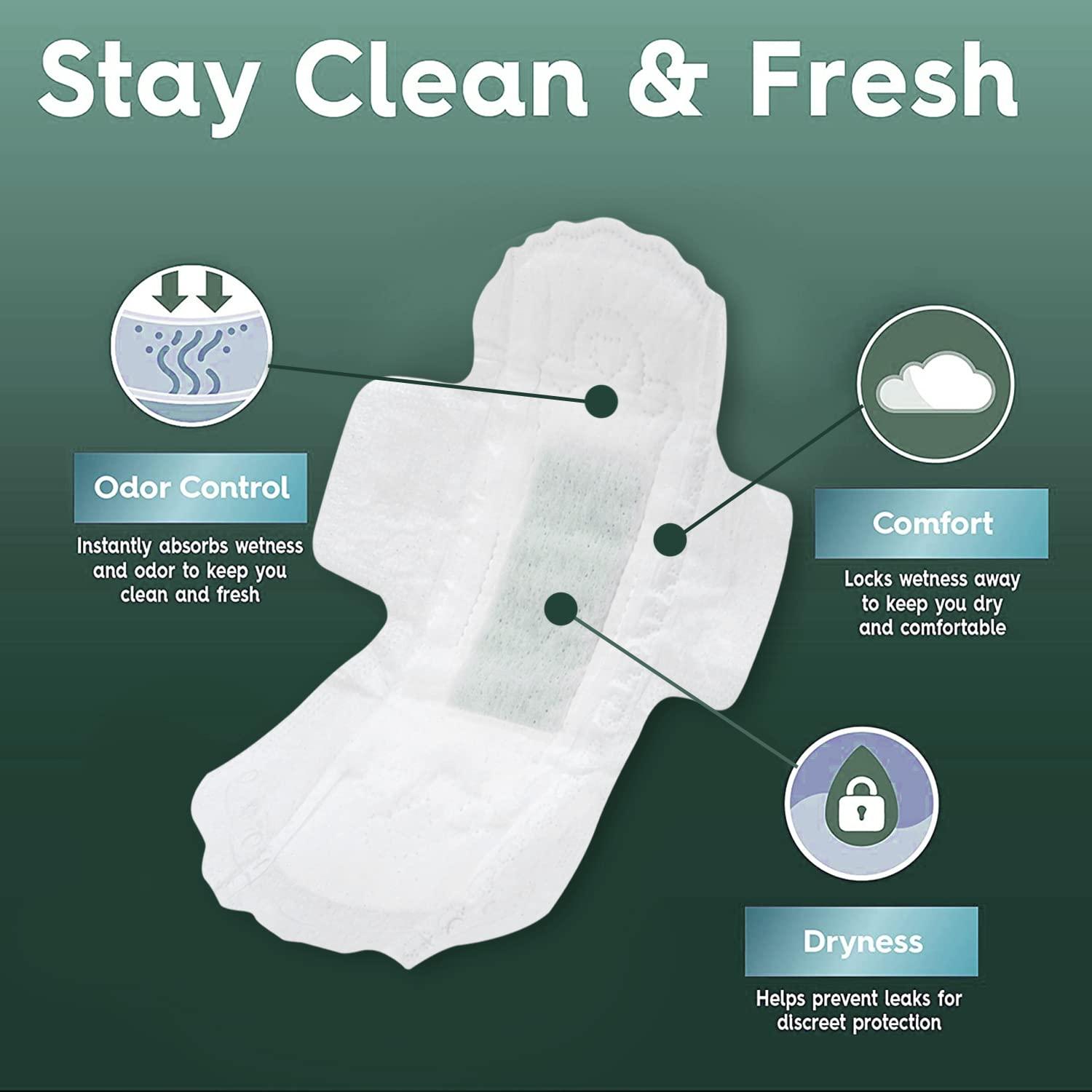 Sizi Sizi Organic Cotton Ultra Thin Sports Panty liners for Periods Menstrual Super Absorbency Leak Protection Daily Feminine Panty Liners for Women, Extra Long (25 Count(Pack of 1))