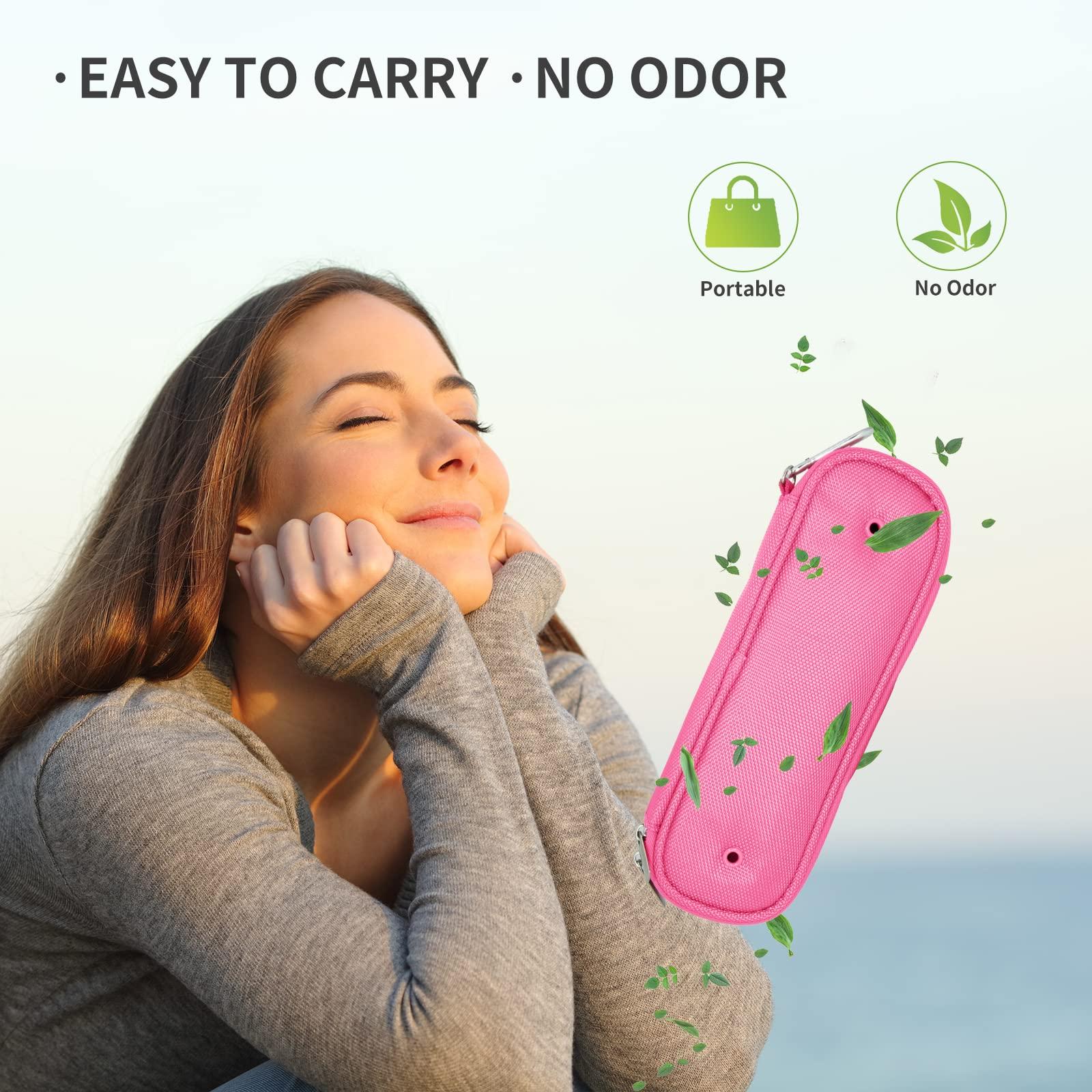 Mijibisu Toothbrush Travel Case for Oral-B Pro 500/600/650/1000/1500/2000/3000/3500/5500/Pro-Health ,Genius X Limited/6000/7000/7500/8000/9600,Smart 1500/3000/5000,Vitality Dual Clean.(Case Only) (Pink)