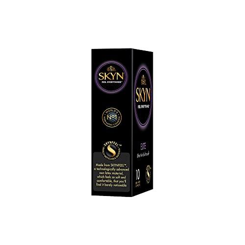 SKYN SKYN Elite ultra thin and ultra soft premium condom 3p and SKYN Intense Feel wave texture with Intensely raised Dots premium condom 3p (Pack of 6 non Latex condoms)
