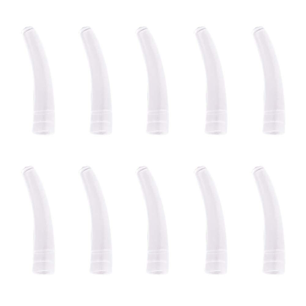 ccHuDE ccHuDE 100 Pcs Clear Tweezer Point Protectors Cap Tweezer Tip Protective Covers Stopper