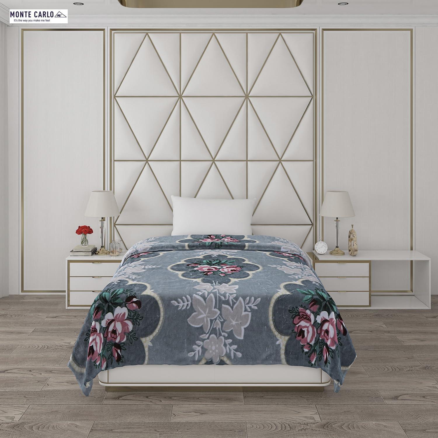 Monte Carlo Monte Carlo Printed Mild Winter 1 Ply Single Bed Blanket (24BL-RELATION-12)