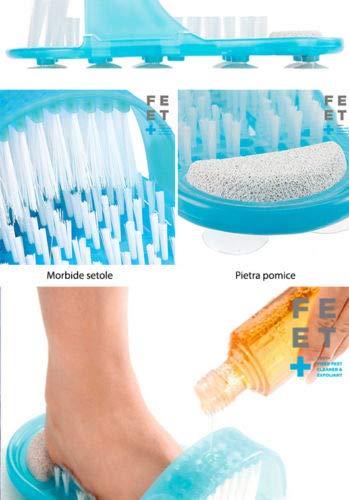 SVK DREAM SVK Dream Easy Feet Foot Cleaner/Easy Bath Brush/Shower Foot Feet Cleaner/Scrubber/Pumice Stone Massager Pack of 1