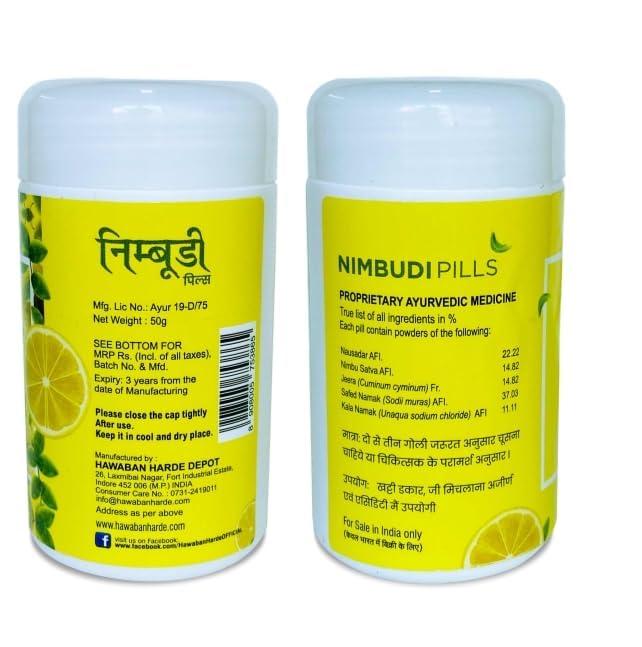 Hawaban Harde Hawaban Harde Combo Pack of Pachak Amla, Hing Goli, Nimbudi, Anarsi, Anardana, Jeerol Jeera Goli, Drakshol 50g Each