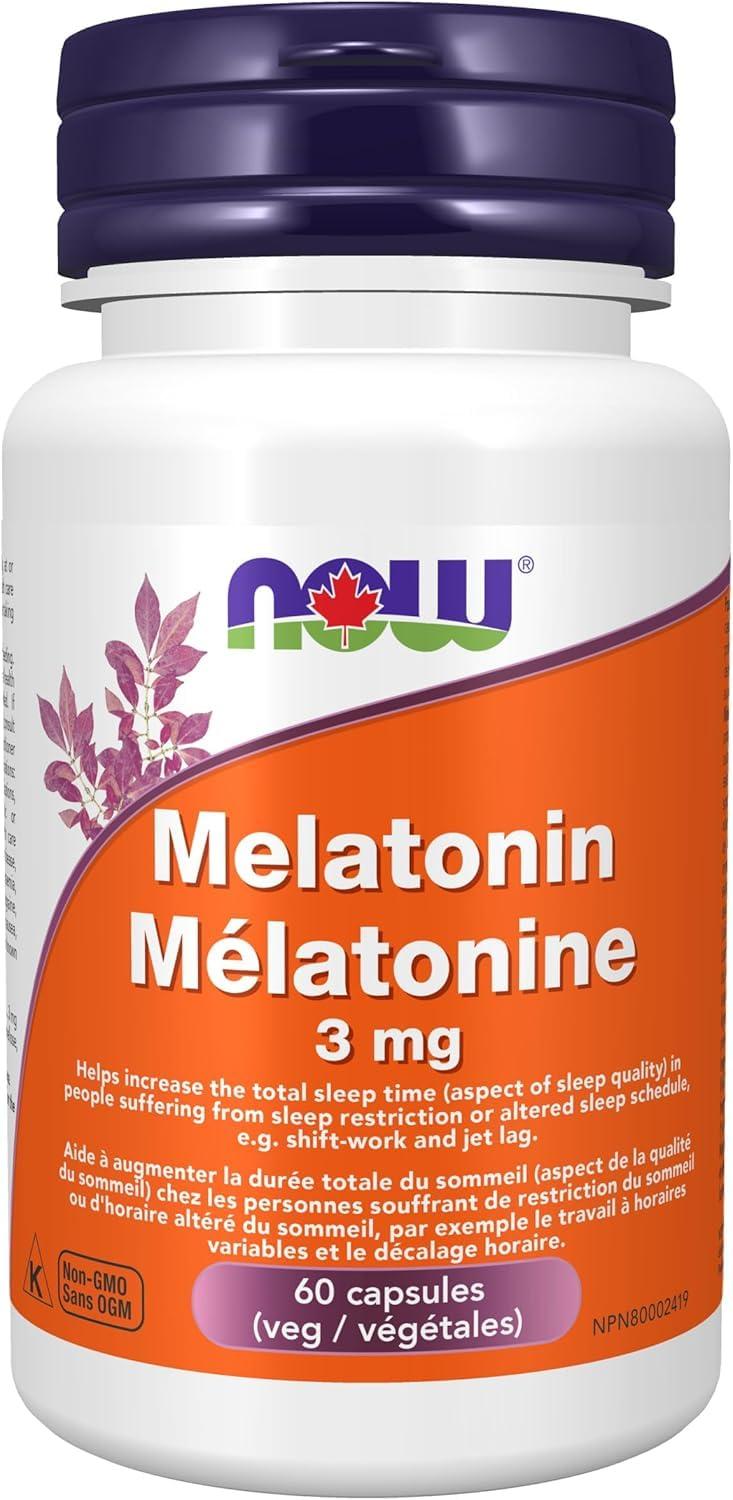 Now Foods Now Melatonin 3mg 60vcap