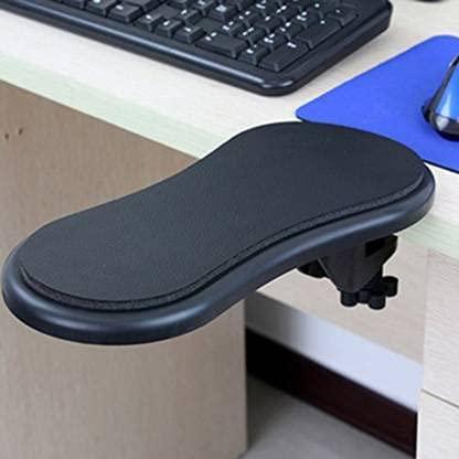 SHOPECOM SHOPECOM Arm Rest Pad, Arm Wrist Rests Hand Shoulder Protect Adjustable arm Support with Rotating arm Support Chair Extender for Home Office Desk Mouse Pads (black Pack of 1)