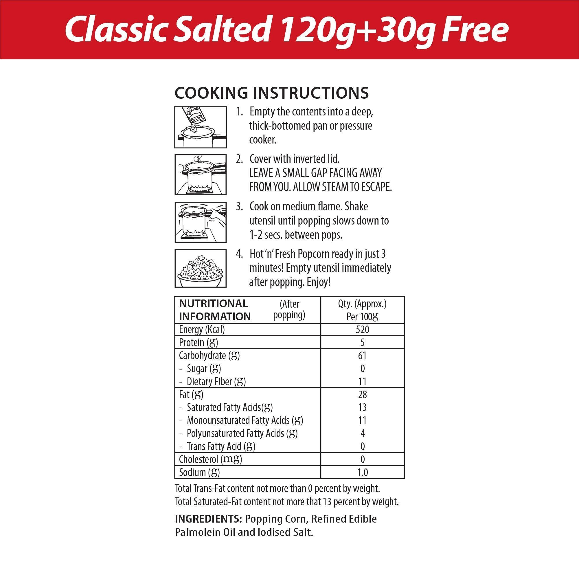 Act II Act II Instant Classic Popcorn - Salted, 150g