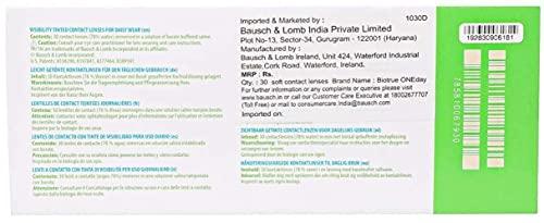 Bausch & Lomb Bausch & Lomb Biotrue ONEday Daily Disposable Contact Lens (-1.25 , Clear, 30 Lenses)