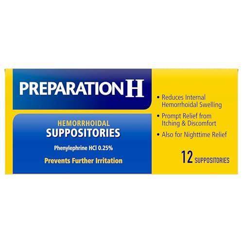 Preparation H Preparation H Pfizer Prep H Suppositories- 12 Count