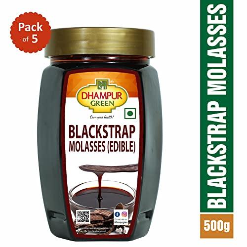 Dhampure Speciality Blackstrap Molasses, 2.5 Kg (5x500g) Liquid