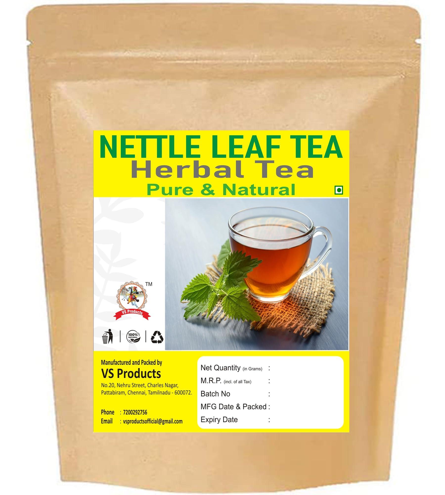 VS Products VS Products Nettle Leaf Tea,600g, Helps with Kidney Detox, Blood Sugar, Blood Purify, Stinging Nettle Tea, Himalayan Nettle Tea,(Pack of 6 X 100gm)