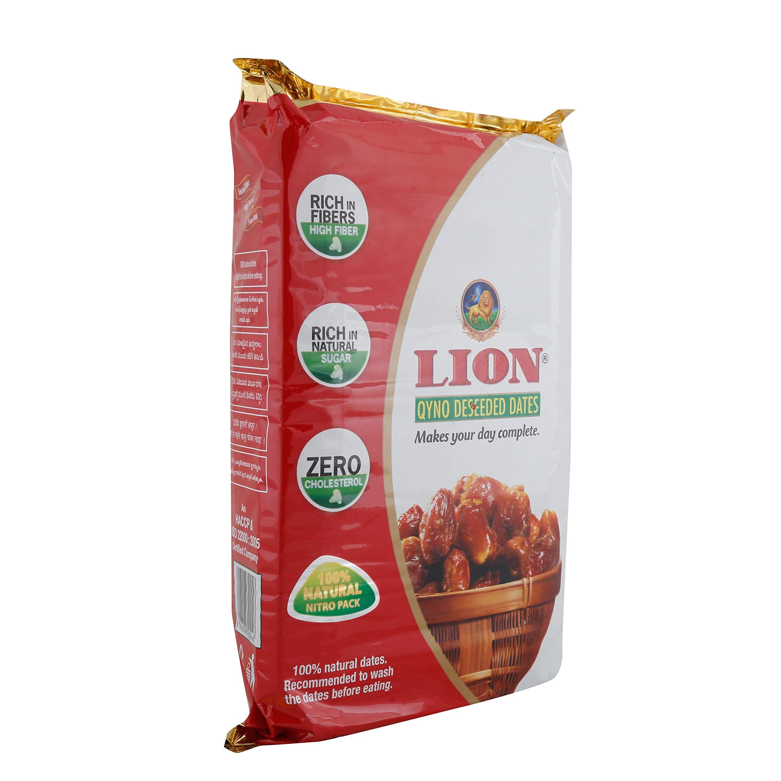 LION Lion Qyno Deseeded Dates, 500g