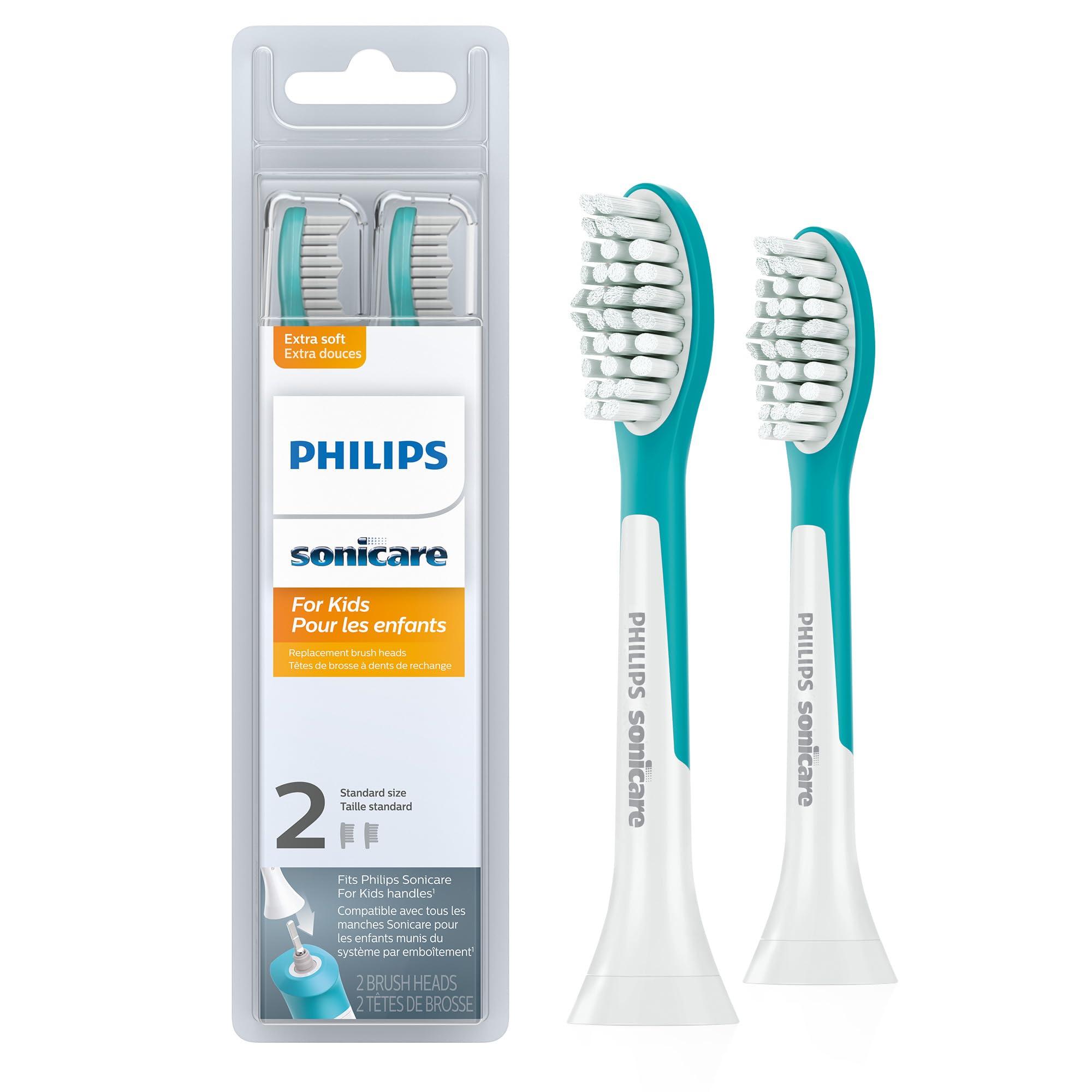 SONICARE Philips Sonicare HX6042 2 Piece Kids Brush Head, Standard