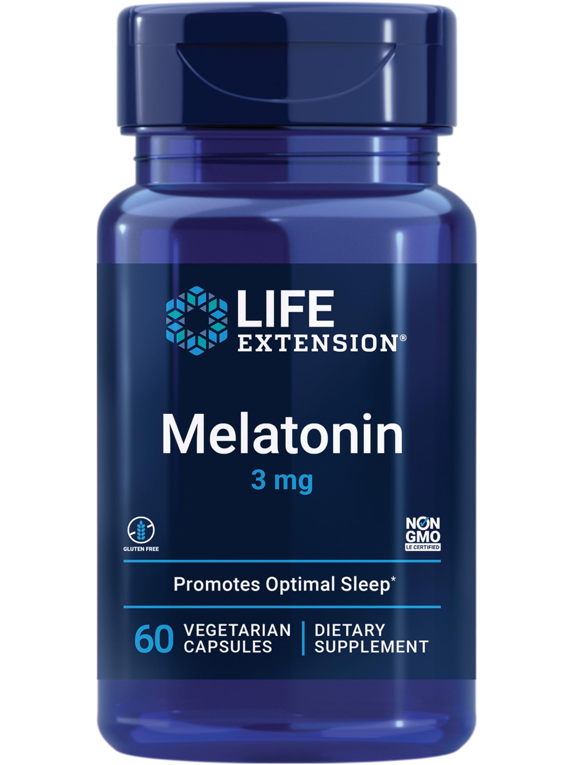 Life Extension Life Extension Melatonin, 60 caps 3 mg