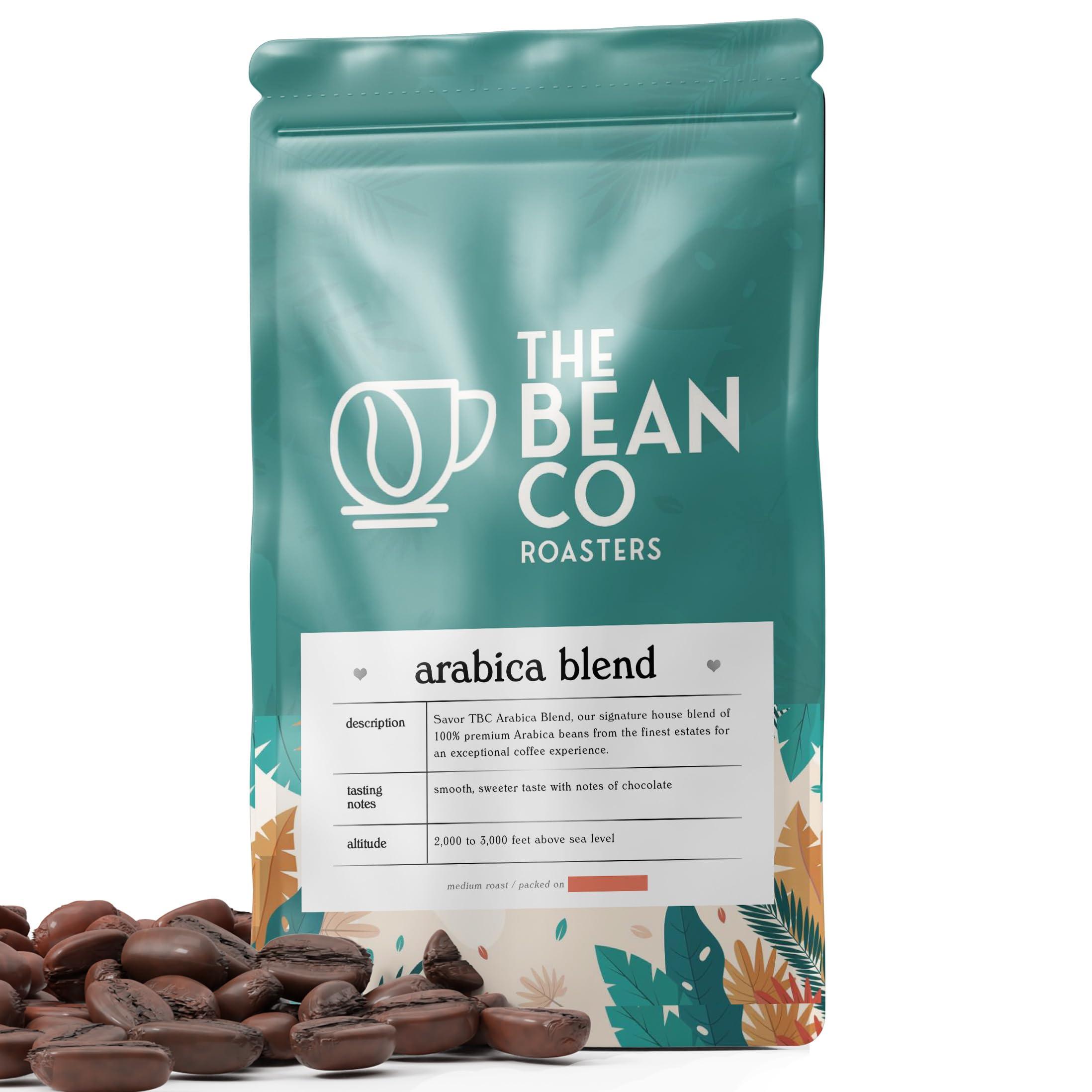 THE BEAN CO THE BEAN CO Arabica Blend | Medium Roast | Roasted Coffee Beans | 100% Arabica (Whole Bean, 500 g)
