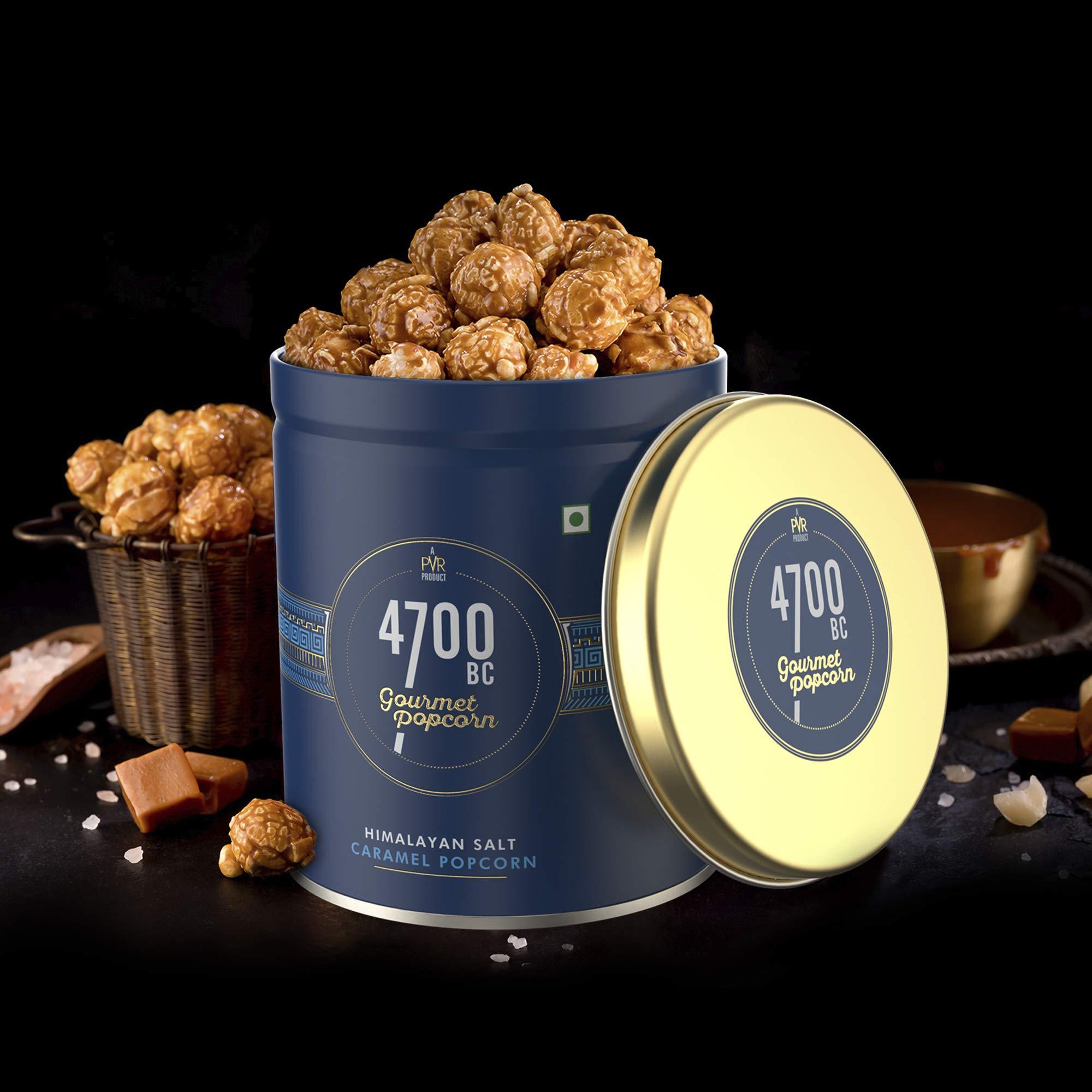 4700BC 4700BC Himalayan Salt Caramel Popcorn, Tin, 125g