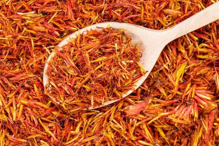 A D FOOD & HERBS A D Food & Herbs Organic Dried Safflower Flower/Petals Kusum ke phool Aromatic Edible for Homemade Lattes, Tea Blends, Bath Salts, Gifts, Crafts 50 Gms