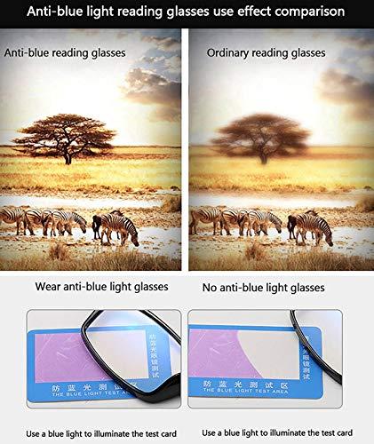 AUGEN AUGEN Blue Block Rimless Reading Glasses Black Clear Unisex Free Size Power (+4.00, Pack of 3)