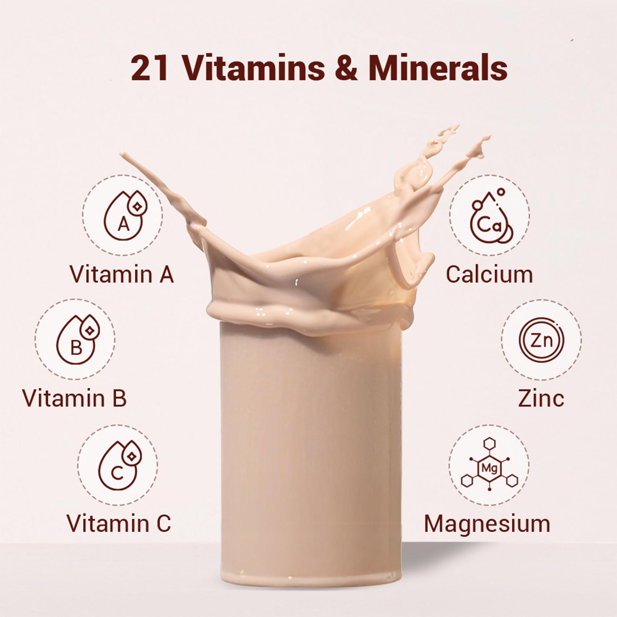 Gritzo Gritzo SuperMilk Daily Nutrition (13+y Teen Athletes), 12g Protein (Double Chocolate, 1kg) | Zero Refined Sugar, 21 Vitamins & Minerals