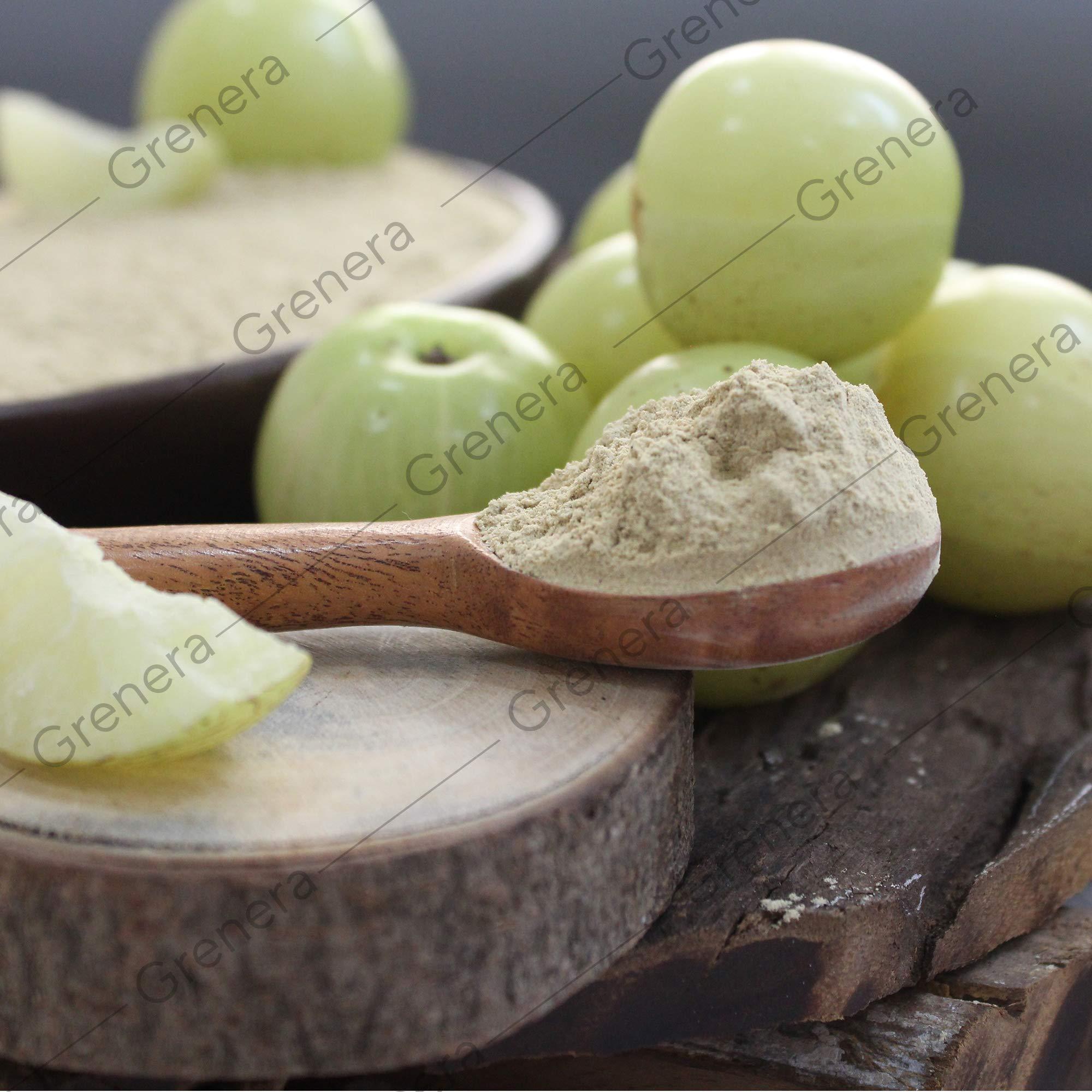 GRENERA GRENERA Frozen Amla Powder 1Kg For Drinking And Eating (Emblica Officinalis, Indian Gooseberry)|For Skin, Hair Growth