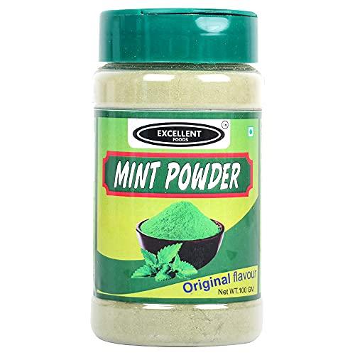 EXCELLENT FOODS EXCELLENT FOODS - Dry Mint Leaves Powder (Pudina) 75g x 2 Pack (150g)