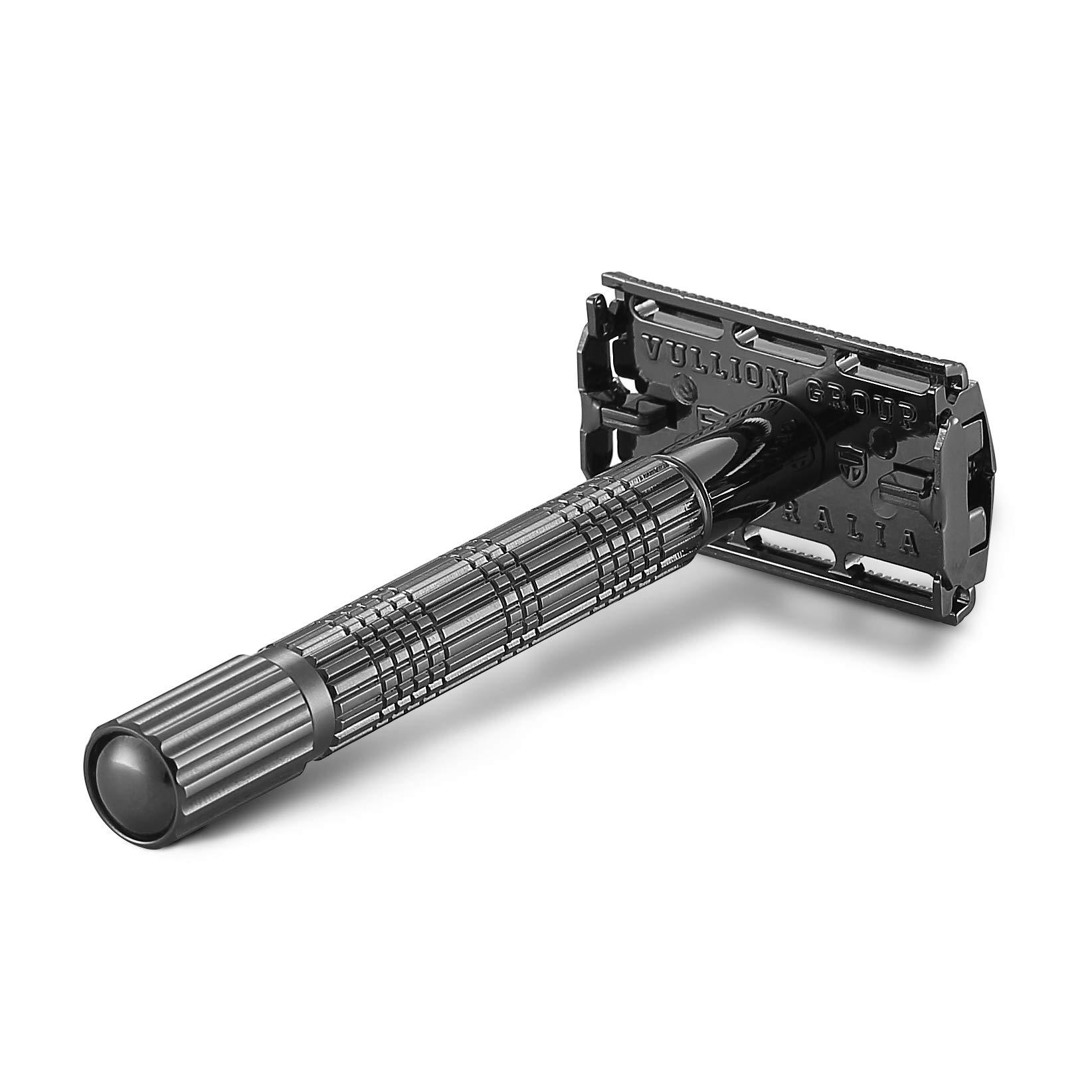 Vikings Blade VIKINGS BLADE The Chieftain JR Double Edge Safety Razor, Meteorite Gray (Slim & Mild)