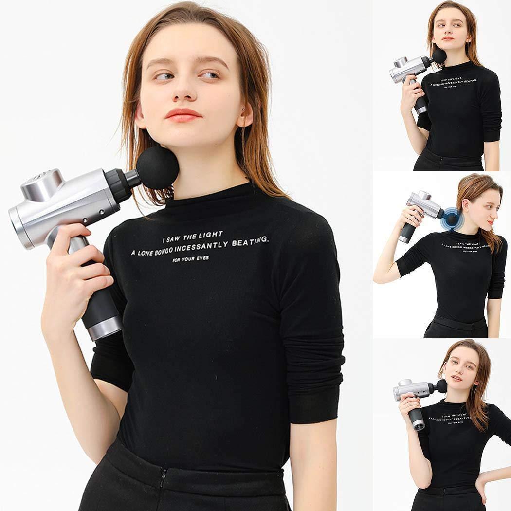 Vajin Vajin Electric 6 Speed Fascial Massage Gun (GB-820) Rechargeable Cordless Handheld Muscle Relaxation And Pain Relief Gun