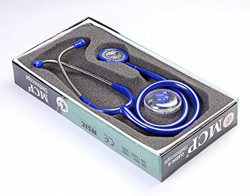 MCP MCP Classic SS Stethoscope Adult Stainless Steel Blue