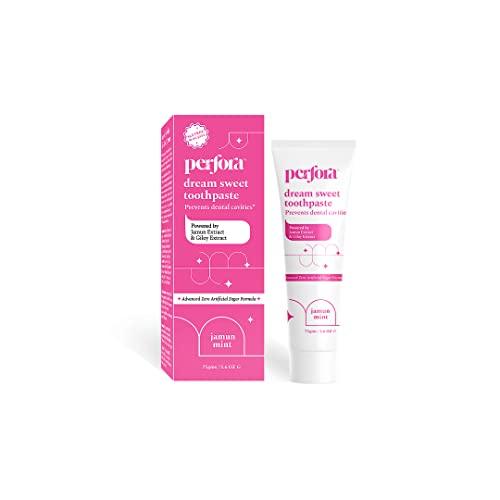 Perfora Perfora Oral Health Diabetics Special Toothpaste for Adults - 75 gms (Pack of 3) | Sugar Free | Cavity Protection Diabetic Friendly Tooth Gel | Made Safe Certified | Vegan-Friendly |Jamun Mint