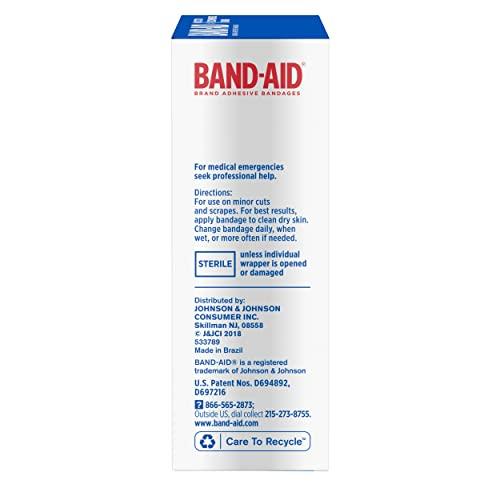Band-Aid Band-Aid Brand Tru-Stay Sheer Strips Adhesive Bandages for First Aid and Wound Care, All One Size, 40 ct