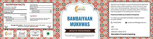 ORGANIC NATURE Organic Nature Homemade Bambaiya Mukhwas Mouth Freshener (Jar Pack) (900 Grams (Pack of 3 of 300 Grams))
