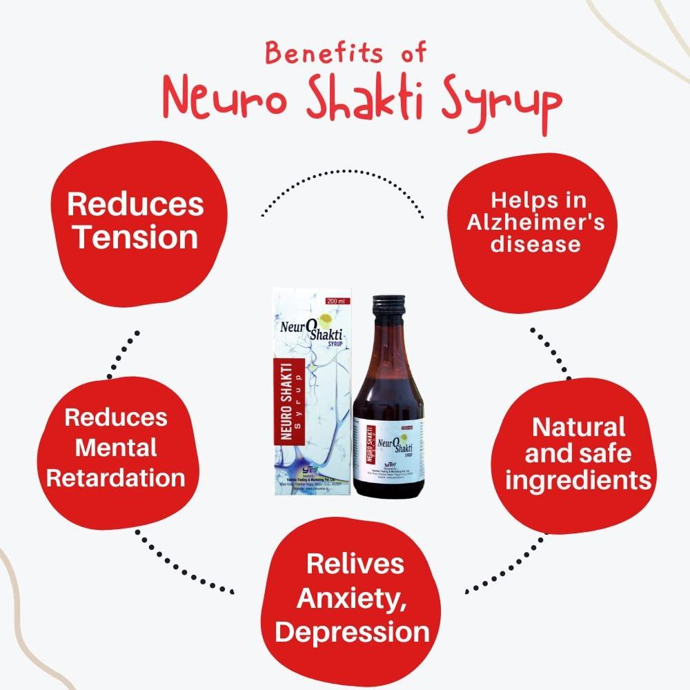 Neuro Shakti Neuro Shakti Syrup helps in tension depression good sleep & mental wellness 200ml