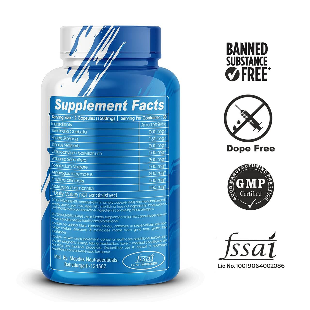 Belgium Nutrition Belgium Nutrition Bulk Gain Mass & Weight Gainer Capsule for Fast Weight & Muscle Gain, Muscle Building Weight Lifters Supplement Muscle Growth, Stamina & Strength - Men & Women, 60 Cap. | Free Shaker