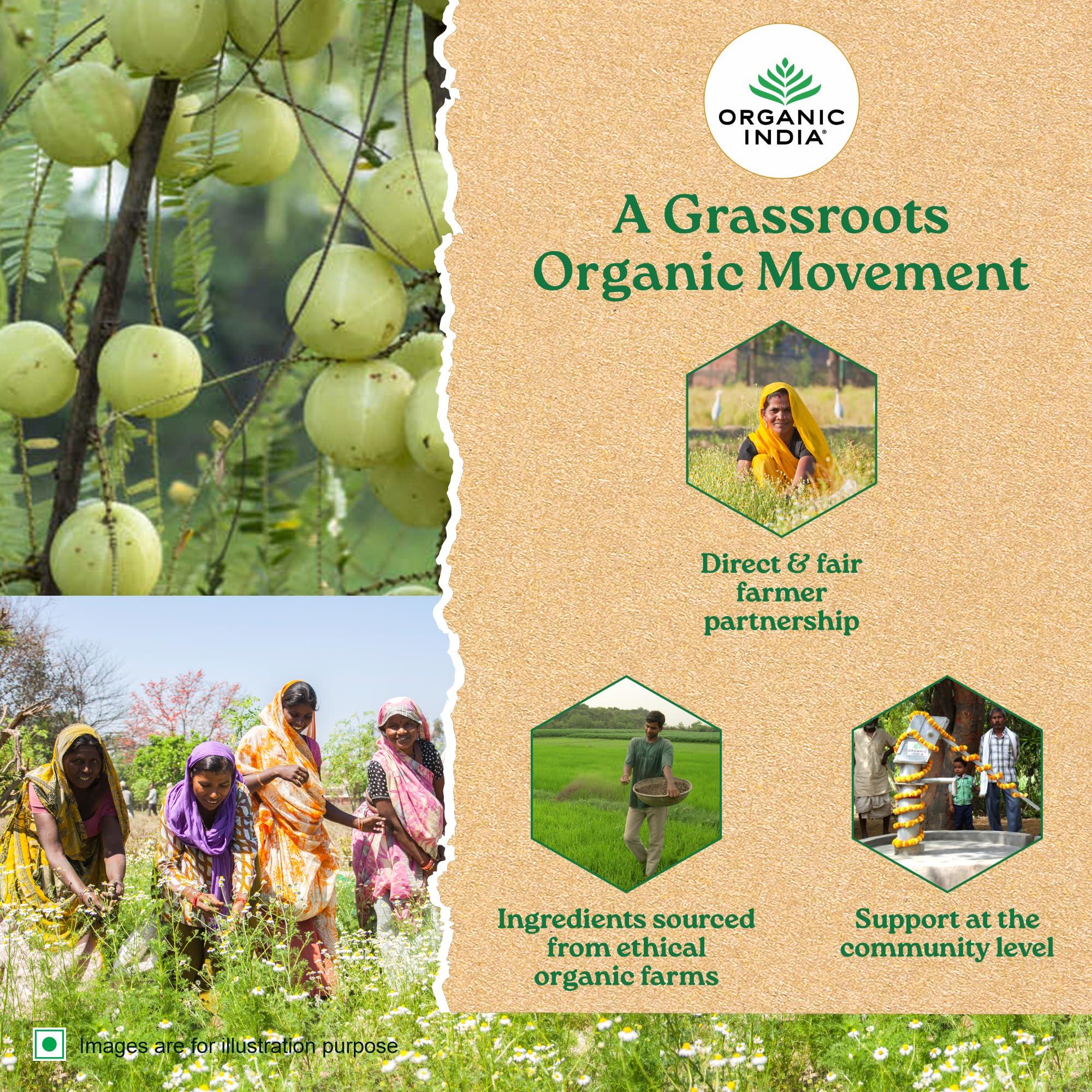 Organic India_ARIPL Organic India Tulsi Green Tea Ashwagandha - 25 Tea Bag (Pack of 1)