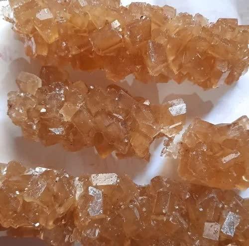Nature Vit Nature Vit Khandsari Dhaga Mishri(200G)|Thread Mishri|Brown Mishri Dhage Wali|Mishri Crystal|Pure Mishri Sugar Candy|Rock Sugar Crystal|Dhage Wali Mishri|Unrefined Brown Sugar Crystal