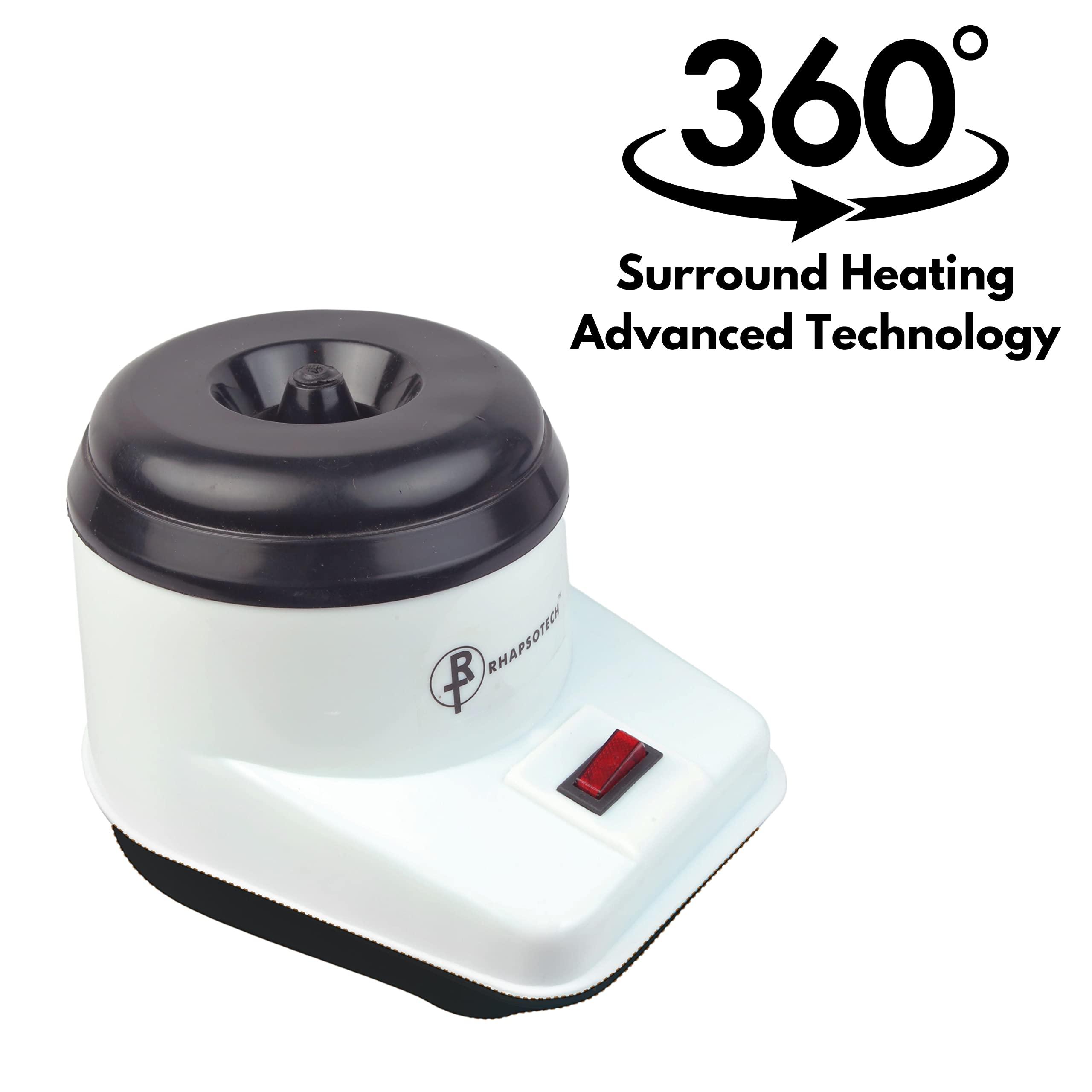 RHAPSOTECH Rhapsotech Wax Heater for Smooth and Excellent Results | Shock Proof Wax Machine with In Built Power Indicator | Waxing Machine Kit | Waxing Kit for Waxing for Women Hair Removal
