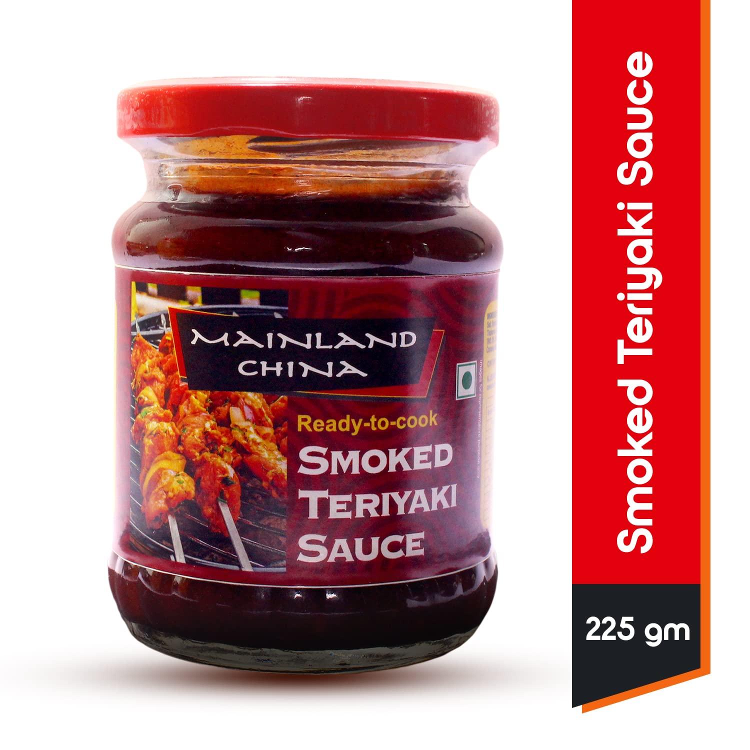 Mainland China Mainland China Smoked Teriyaki Sauce | Culinary Sauce | Japanese Style Teriyaki Sauce | Ready To Cook Sauce | No Artificial Colour Or Flavour Added | Bring Mainland China Taste At Home | 100% Vegan Sauce | Delicious Sauce Bottle | Chinese Test Made i