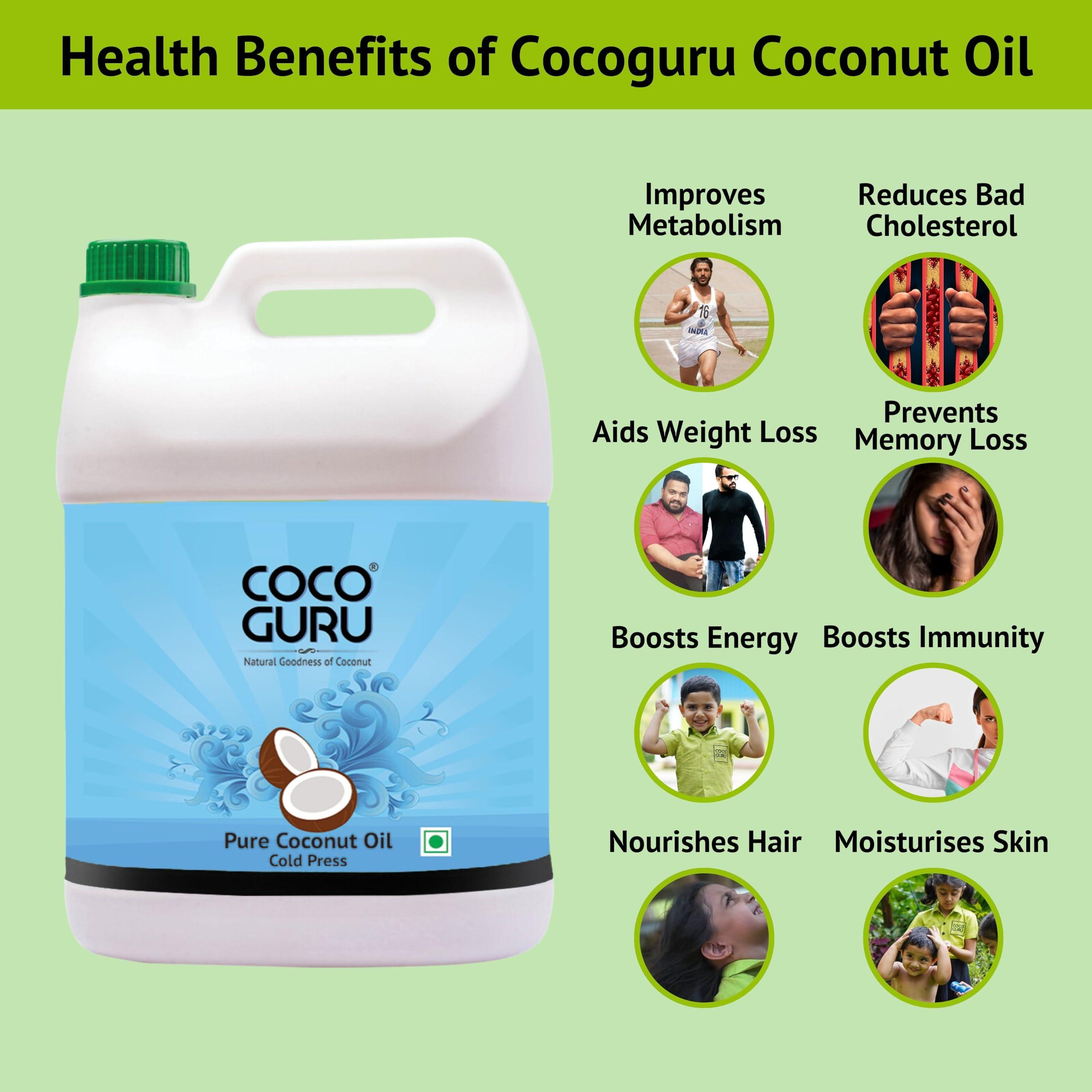 Cocoguru Cocoguru Cold Pressed Coconut Oil - Pouch 1 Litre