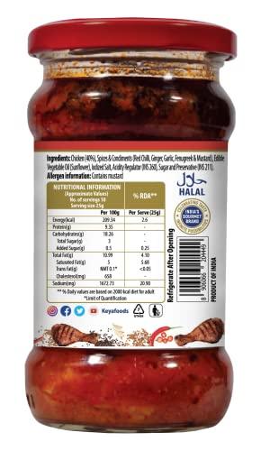 KEYA Keya Malabar Chicken Pickle, 270g