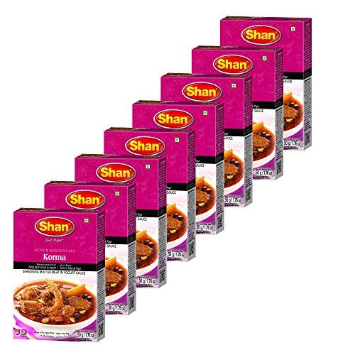 Shan Shan Korma Masala, 1.76 oz  50 g, 8 Pack