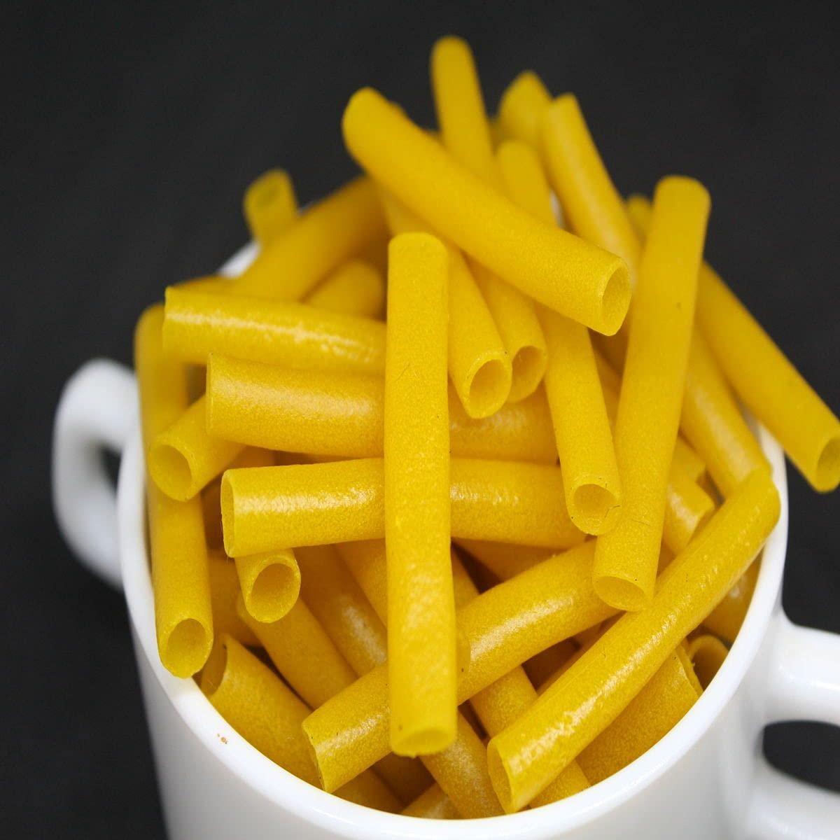 Veganic Veganic Golden Fingers Fryums Ready-to-Fry Papad Snacks With Tastemaker (800 GM)