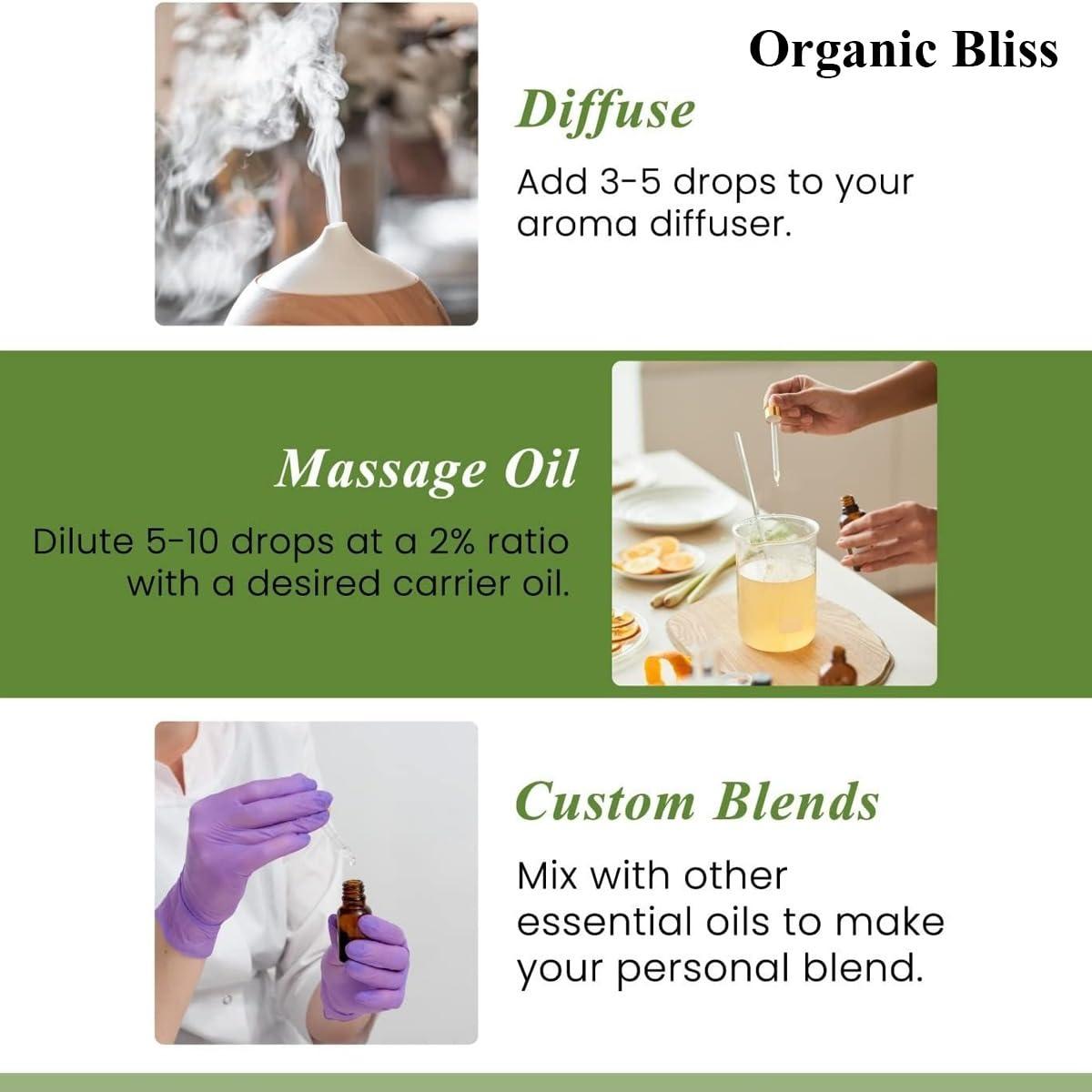 Organic Bliss Organic Bliss Jatamansi Essential Oil 100% Pure and Natural Therapeutic Grade Essential Oil for Hair Skin Care (50 ML)