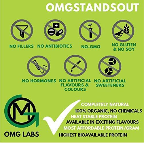 OMG LABS WHEY ALPHA 95% PROTEIN MANGO 200g (Per serving size of 33gm, contains 31.3gm protein, 10gm BCAA, 6gm Glutamic Acid)