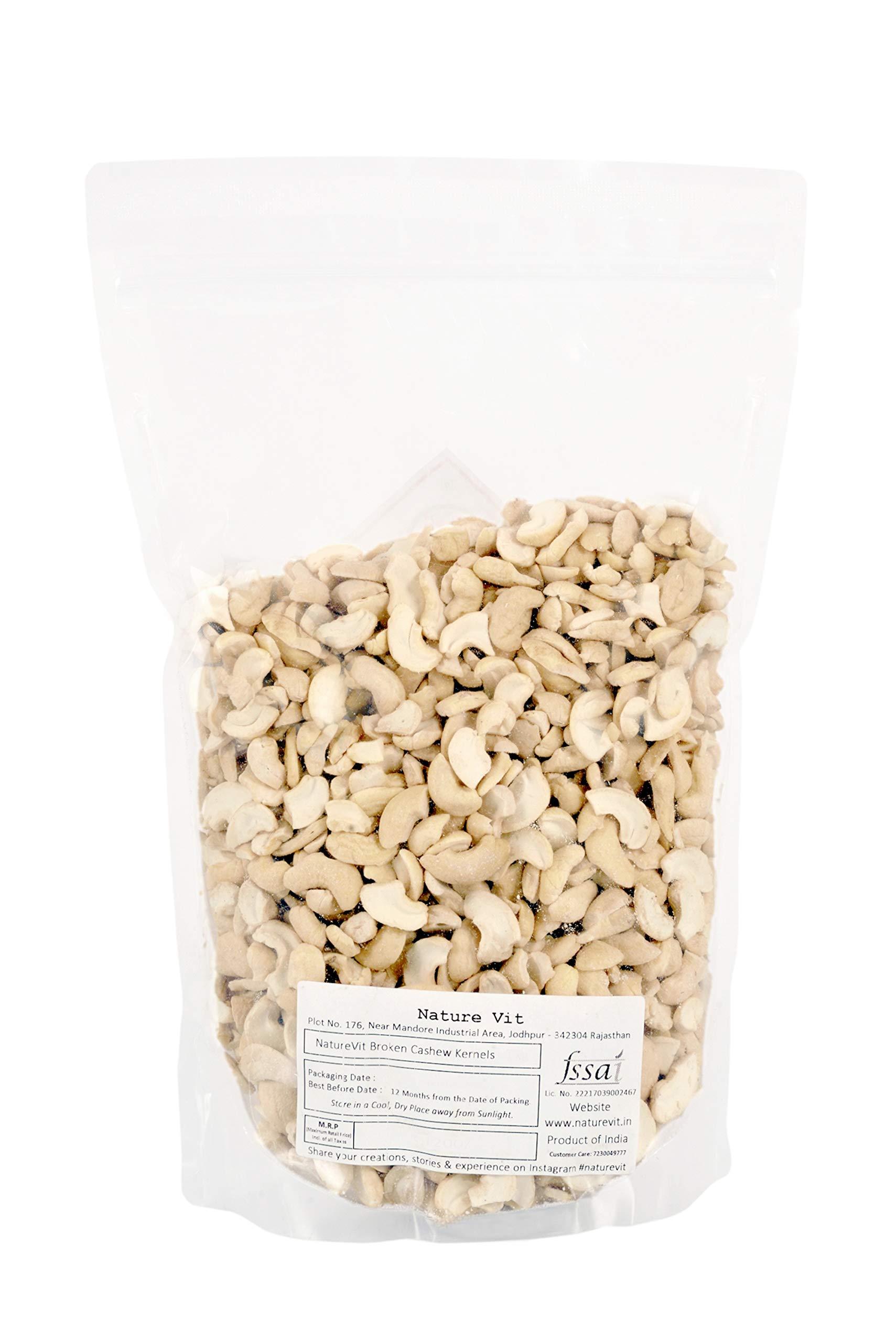 Nature Vit NatureVit Broken Cashew Nuts, 1 kg [Kaju Tukda]